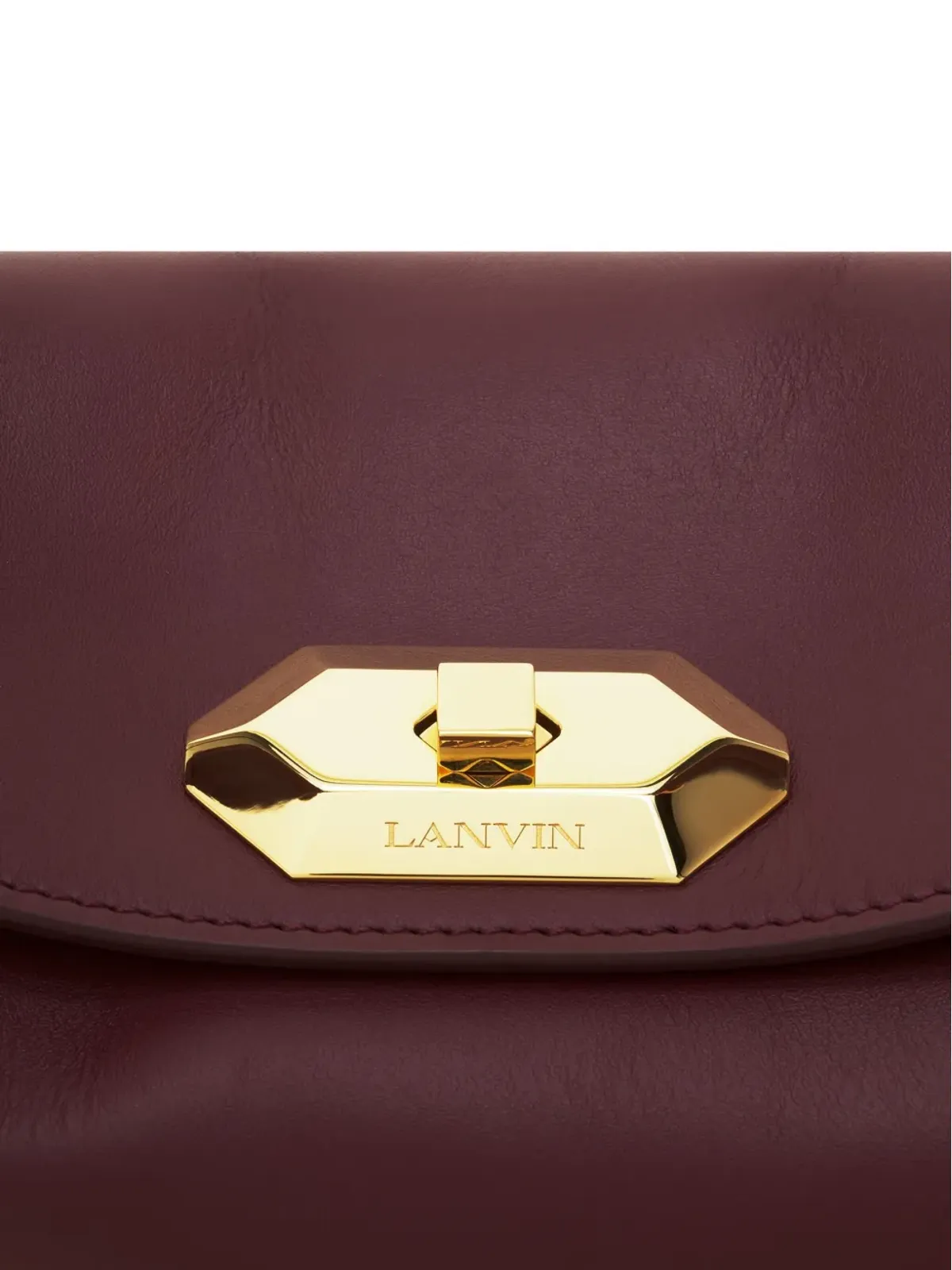 Lanvin サック・コンパニオン レザー ショルダーバッグ - 画像4