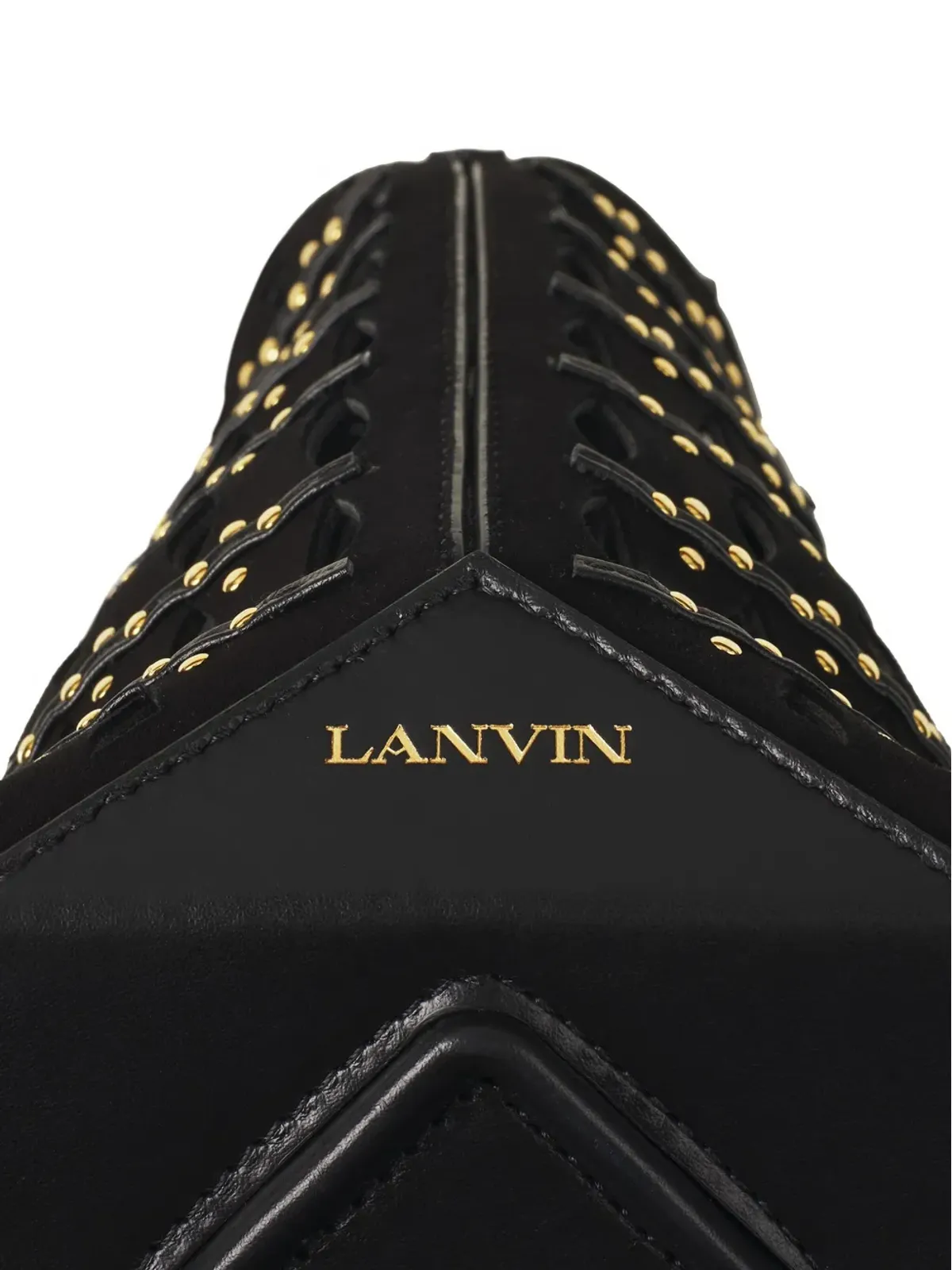 Lanvin カットアウトスタッズ付きバケツバッグ - 画像5