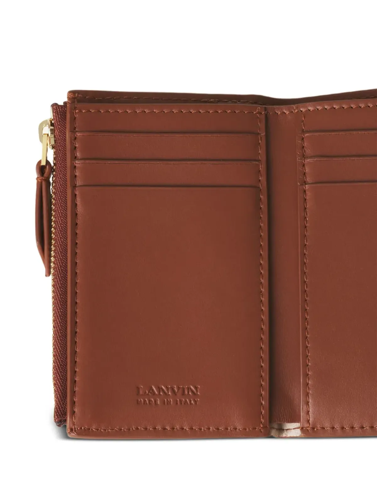 Lanvin ジップポケット・レザーウォレット - 画像4