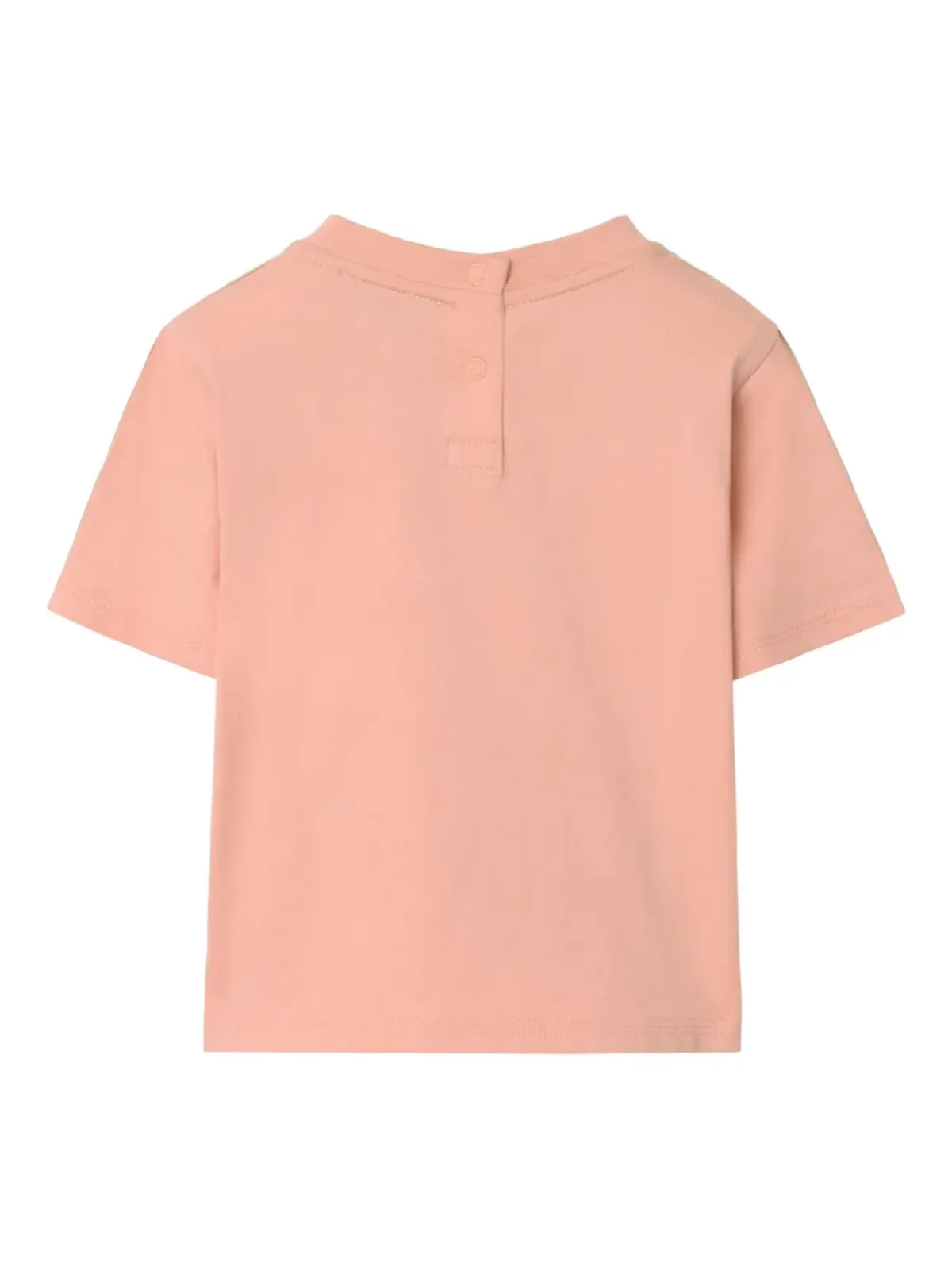 Burberry Kids チェックトリム刺繍入りTシャツ - 画像3