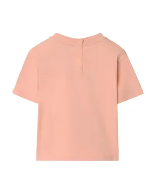Burberry Kids チェックトリム刺繍入りTシャツ - サムネイル3