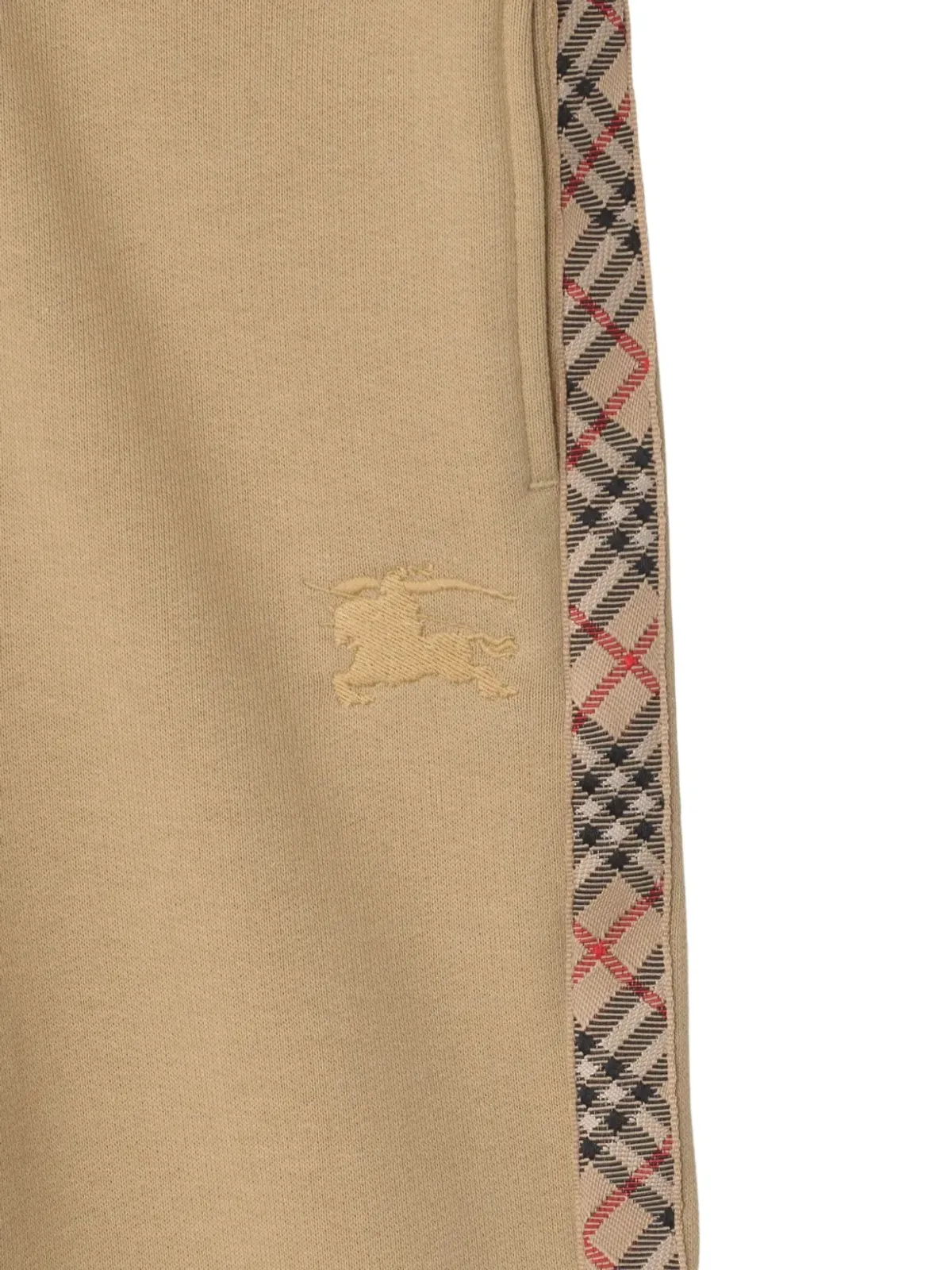 Burberry Kids チェック柄トラックパンツ - 画像3