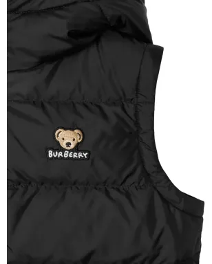 Burberry Kids フード付きダウンベスト - サムネイル3