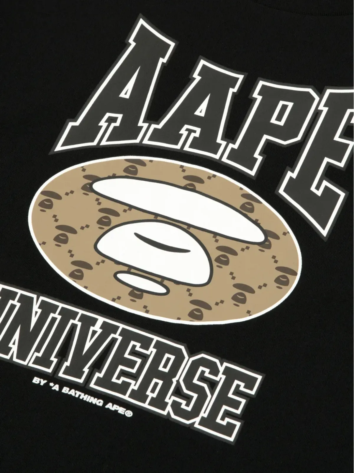 AAPE BY *A BATHING APE® グラフィックTシャツ - BKX BLACK - 画像4