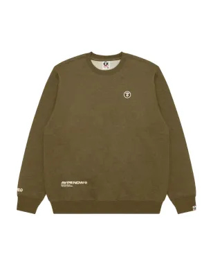AAPE BY *A BATHING APE® ロゴパッチ クルーネック セーター - グリーン - サムネイル1