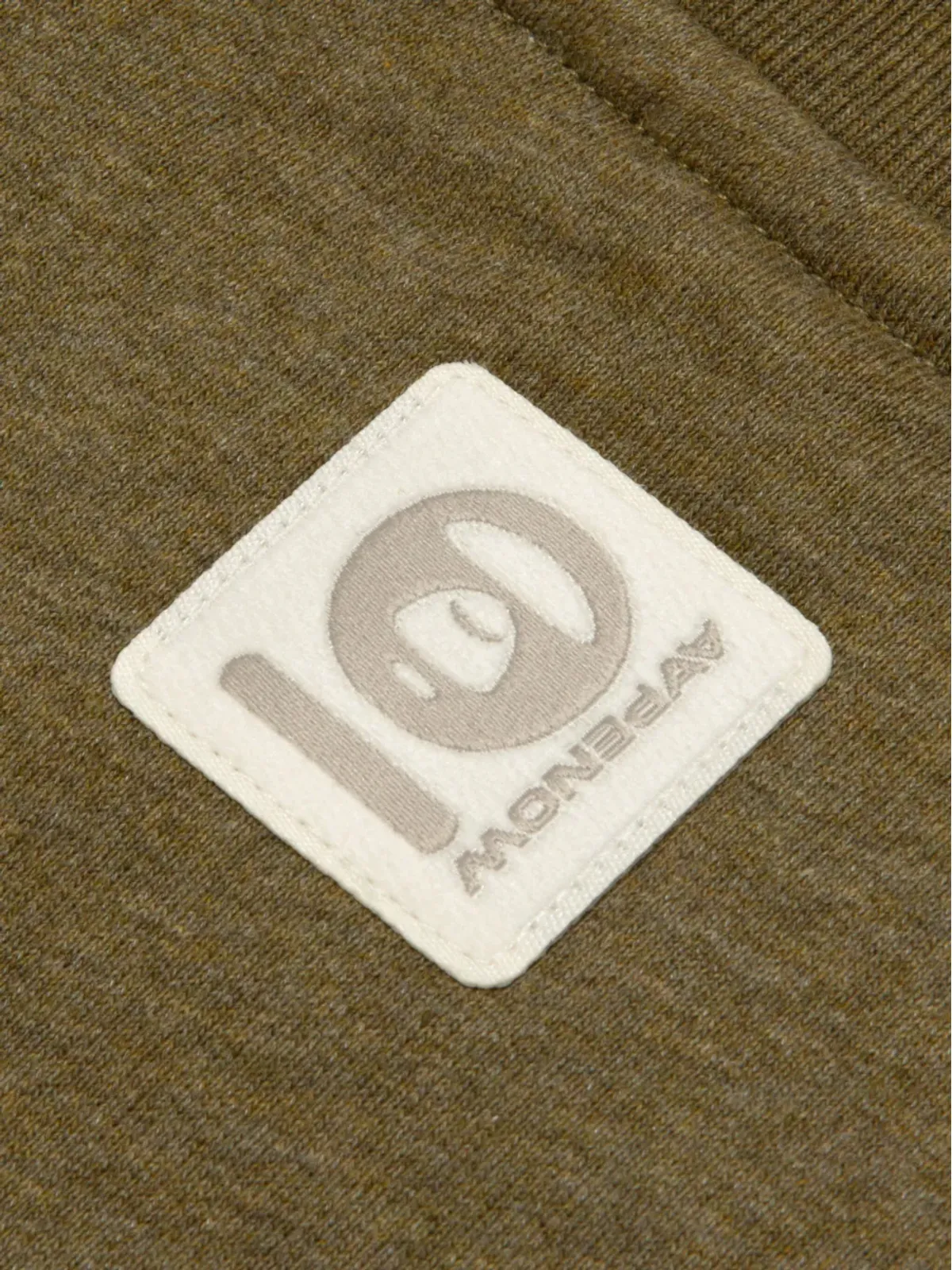 AAPE BY *A BATHING APE® ロゴパッチ クルーネック セーター - グリーン - 画像3