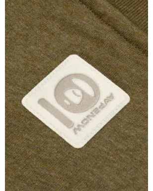 AAPE BY *A BATHING APE® ロゴパッチ クルーネック セーター - グリーン - サムネイル3