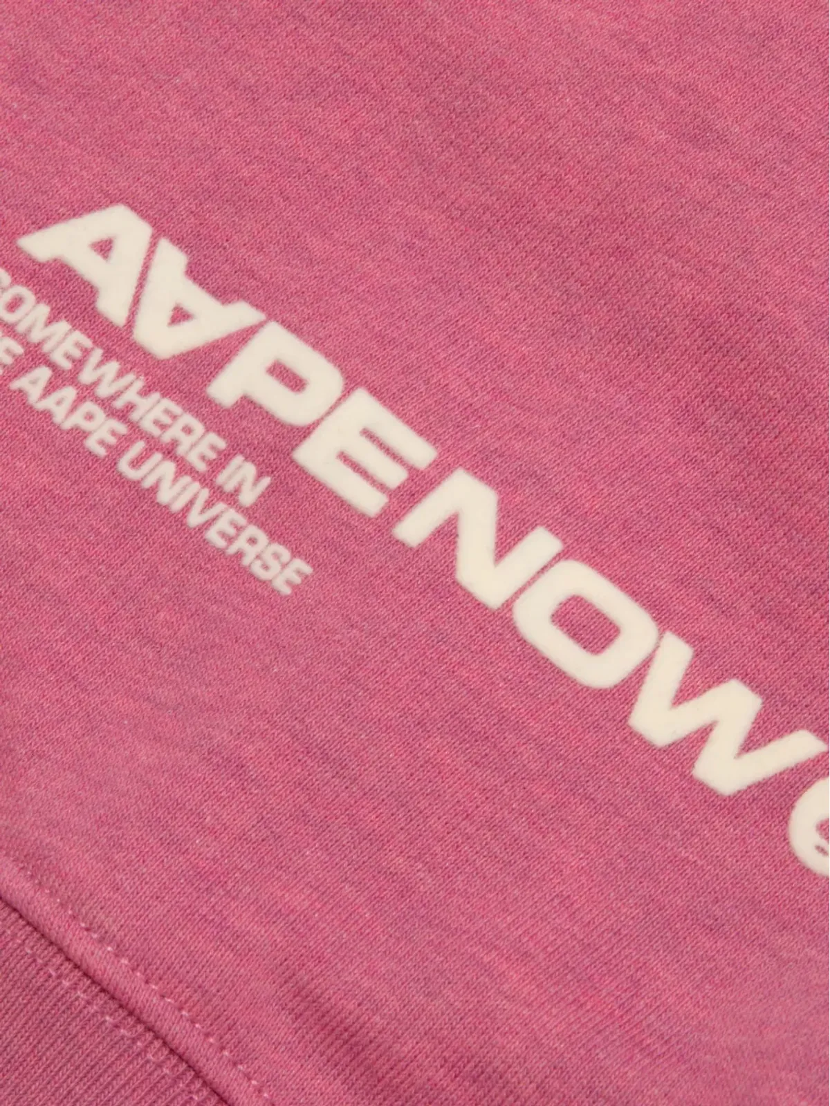AAPE BY *A BATHING APE® Ape Now Heart ロゴパッチ スウェットシャツ - 画像3