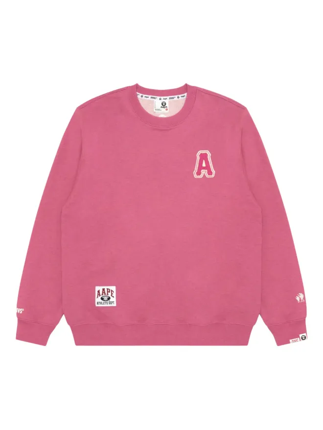AAPE BY *A BATHING APE® AAPE BY *A BATHING APE® 刺繍ロゴ クルーネック スウェットシャツの商品画像