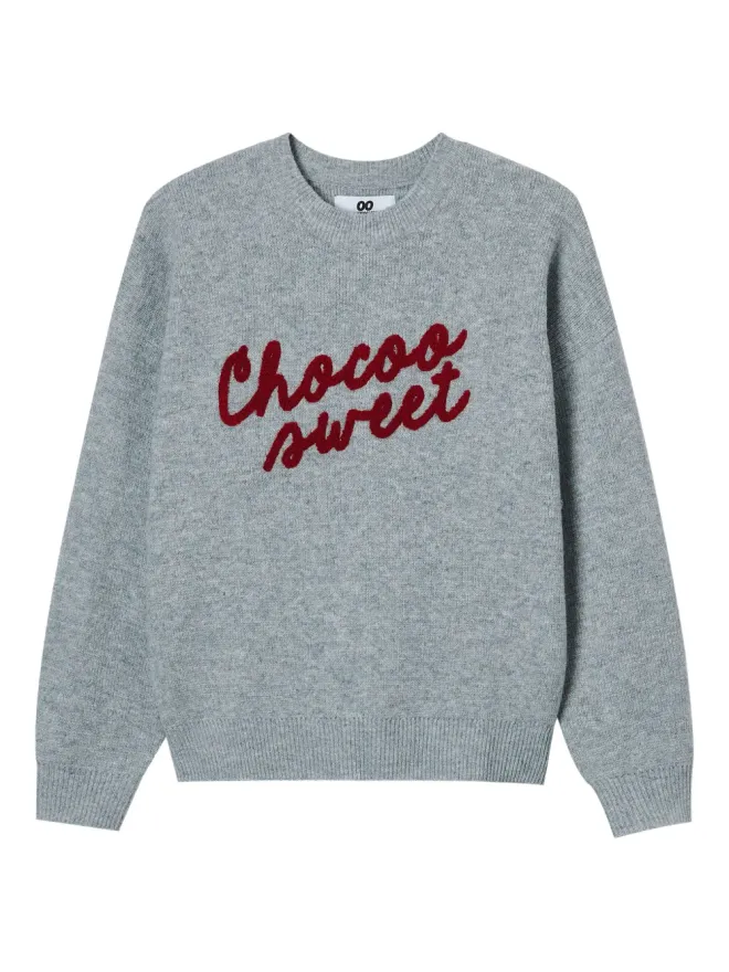 CHOCOOLATE CHOCOOLATE ロゴ刺繍セーターの商品画像