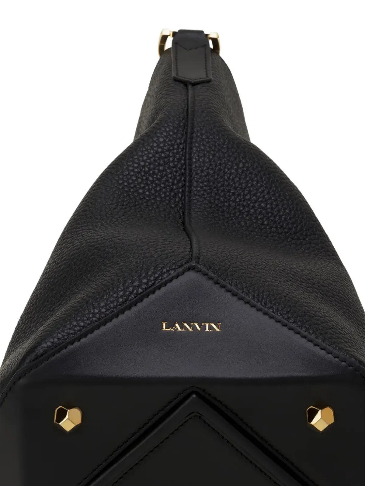 Lanvin ジオメトリックディテール バケットバッグ - 画像5