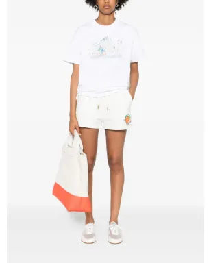 Casablanca グラフィックプリントTシャツ - White - サムネイル2