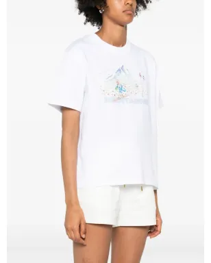 Casablanca グラフィックプリントTシャツ - White - サムネイル3