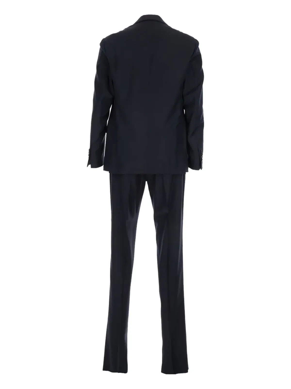 Lardini ウール・シルク混紡 シングルブレストスーツ ブルー - 画像2