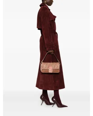 FENDI ミディアム バゲット FFパターン ショルダーバッグ - ブラウン - サムネイル2