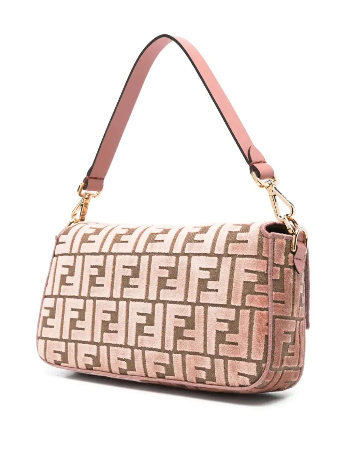FENDI ミディアム バゲット FFパターン ショルダーバッグ - ブラウン - 画像3