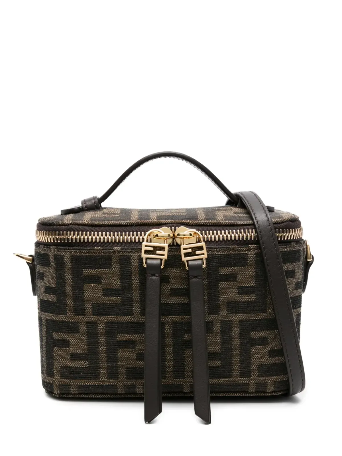 FENDI Vanity FF-pattern トップハンドル ミニバッグ - 画像1