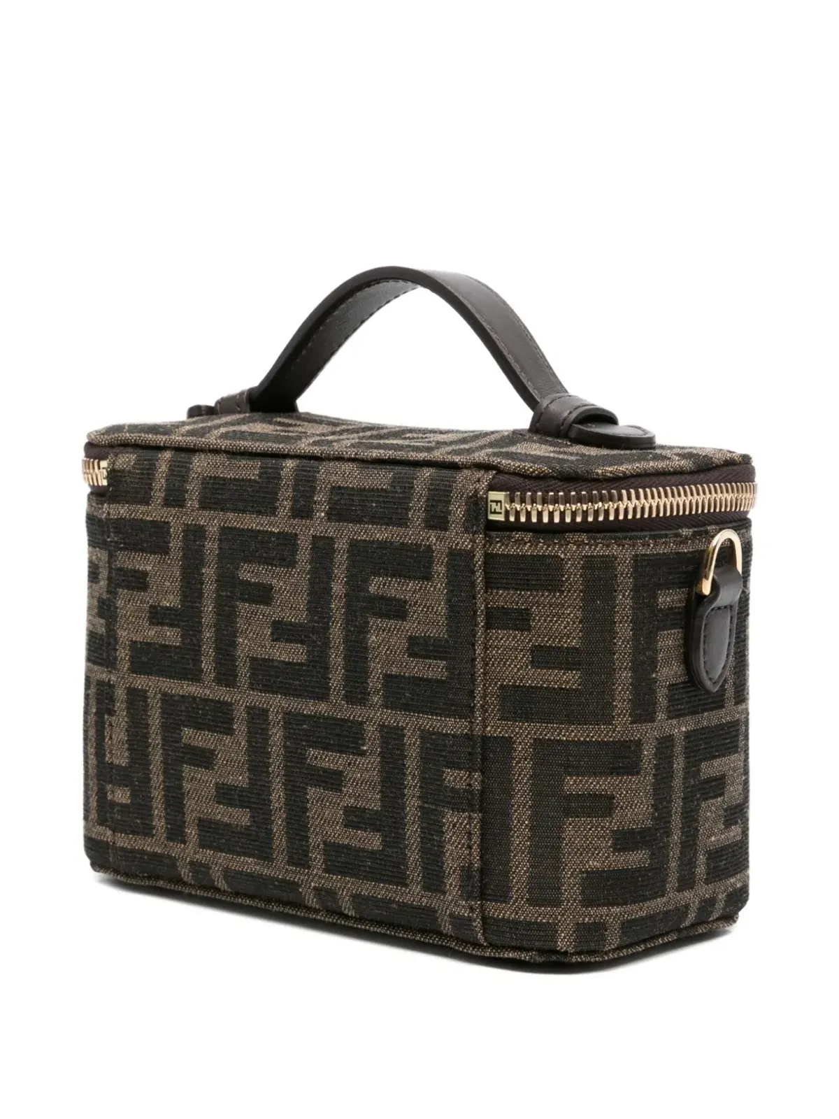FENDI Vanity FF-pattern トップハンドル ミニバッグ - 画像3