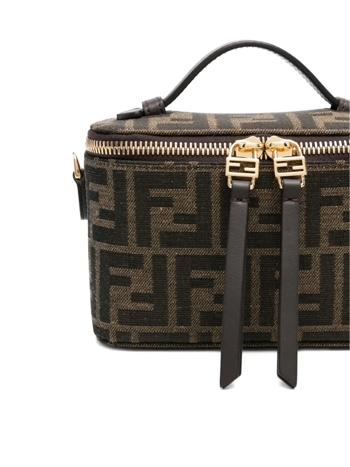FENDI Vanity FF-pattern トップハンドル ミニバッグ - 画像4