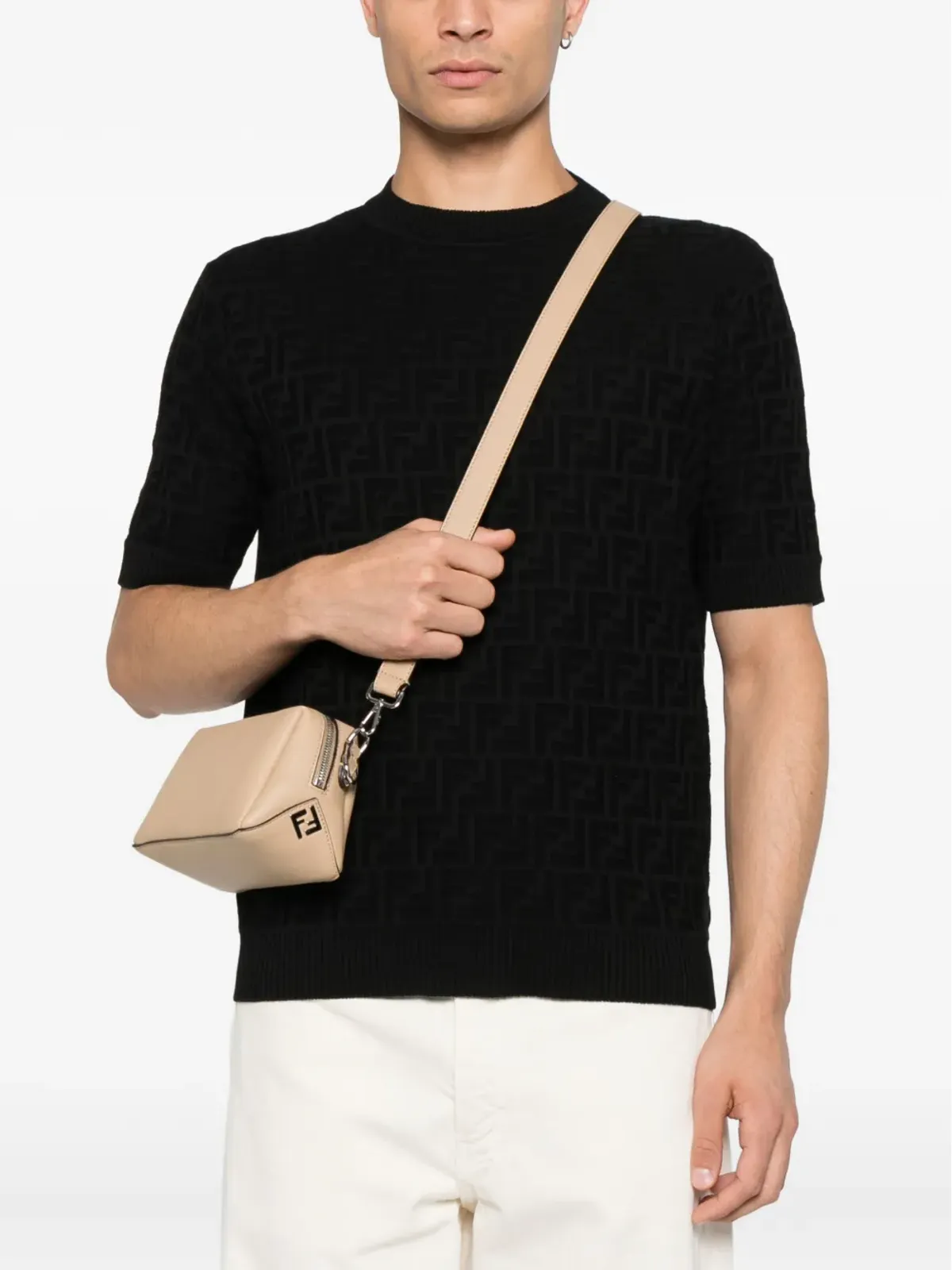 FENDI ルイ トップハンドルショルダーバッグ - 画像2