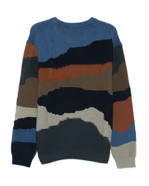 Paul Smith マウンテンズ ケーブルニット カラーブロック セーター - サムネイル2