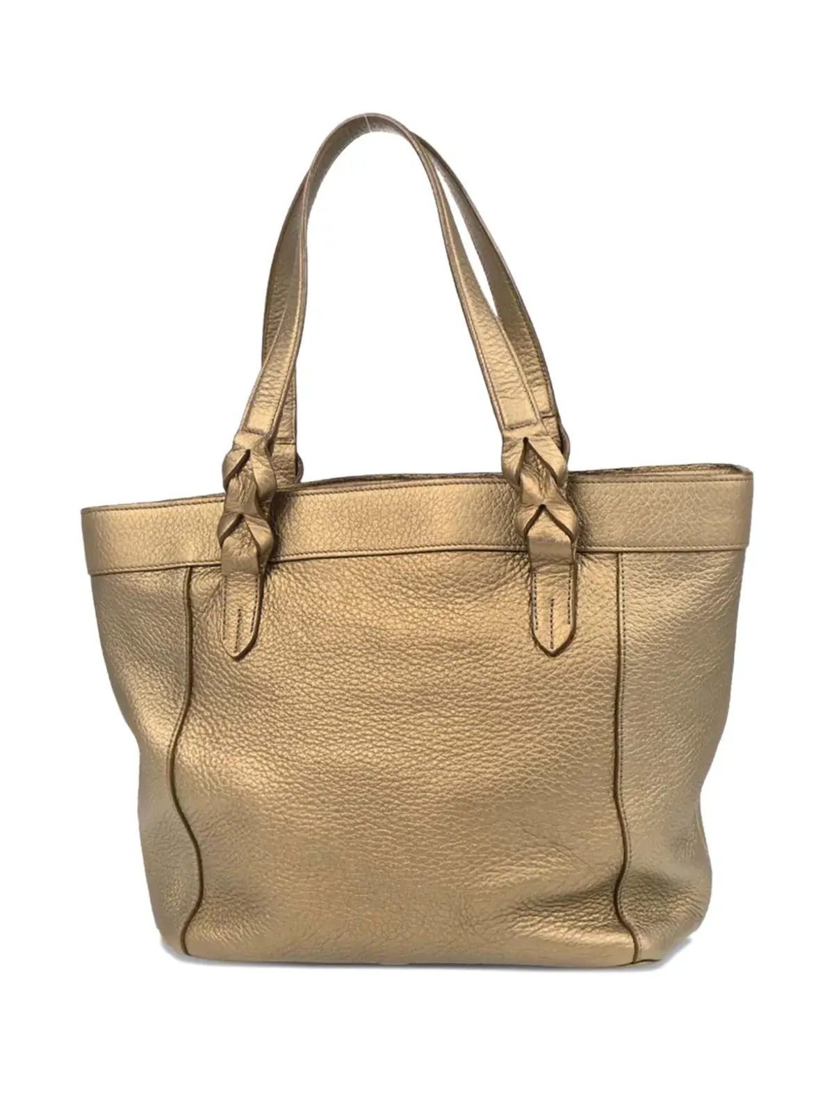Loewe ビンテージ 2010年代 レザー トートバッグ ゴールド - 画像2