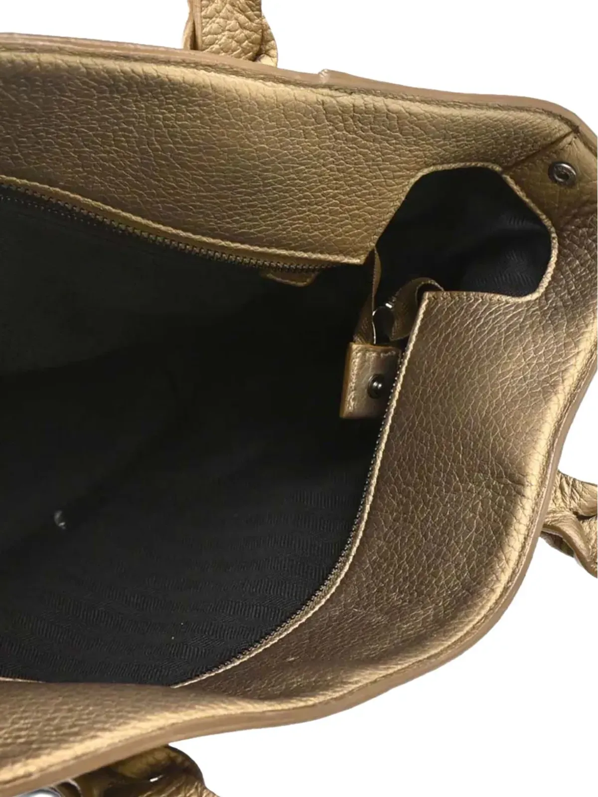 Loewe ビンテージ 2010年代 レザー トートバッグ ゴールド - 画像3