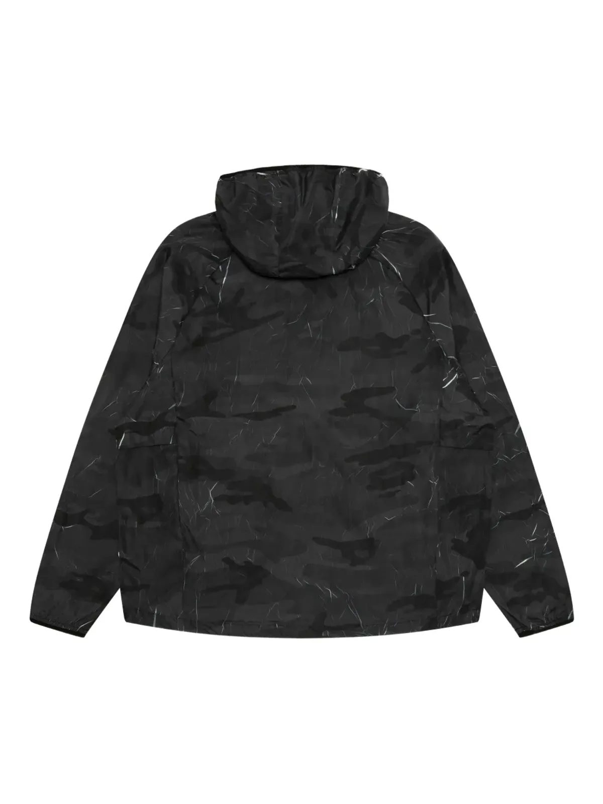 AAPE BY *A BATHING APE® カモフラージュプリント フード付きジャケット - ブラック - 画像2