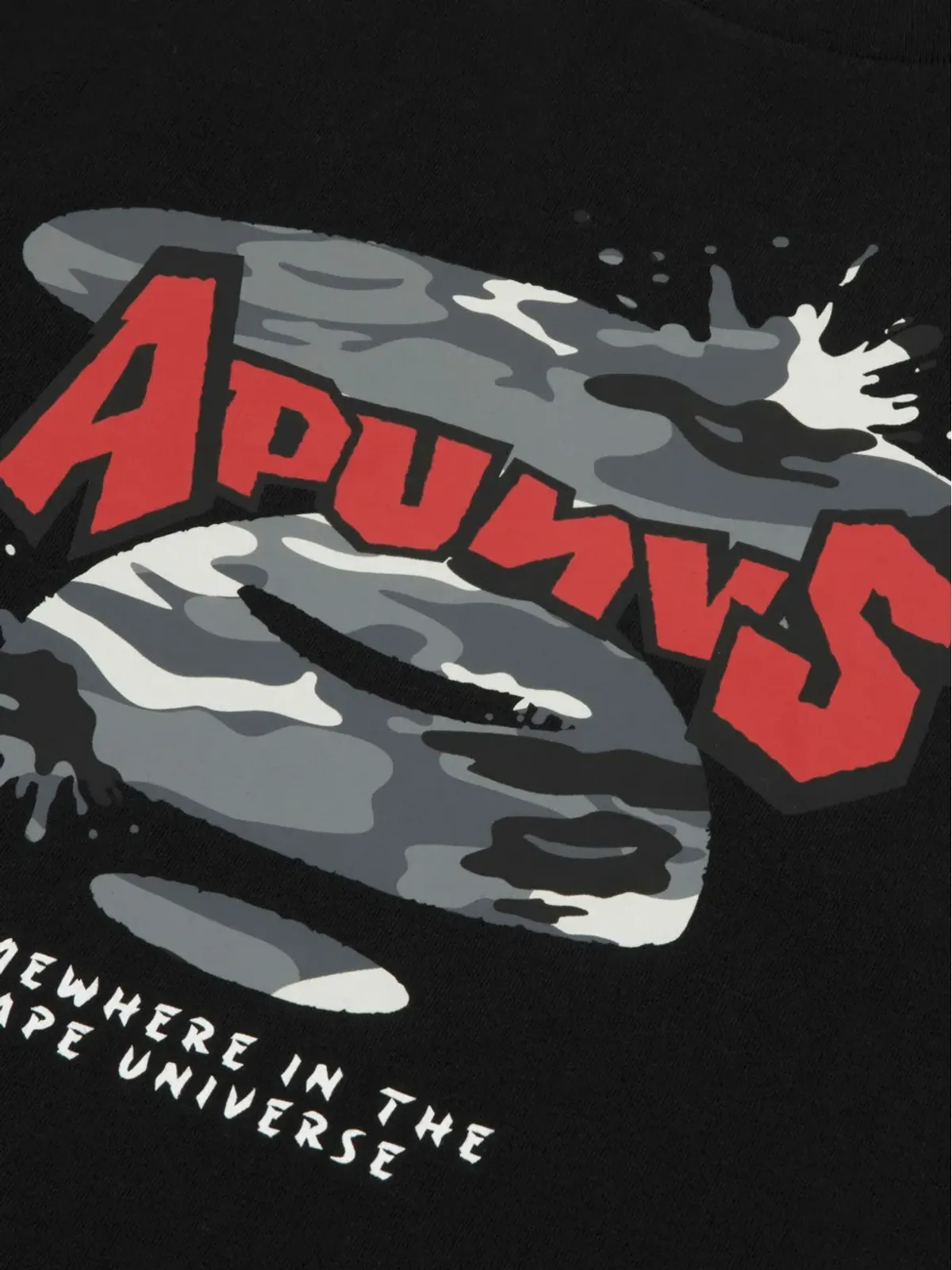 AAPE BY *A BATHING APE® アペヘッド グラフィック Tシャツ - 画像3