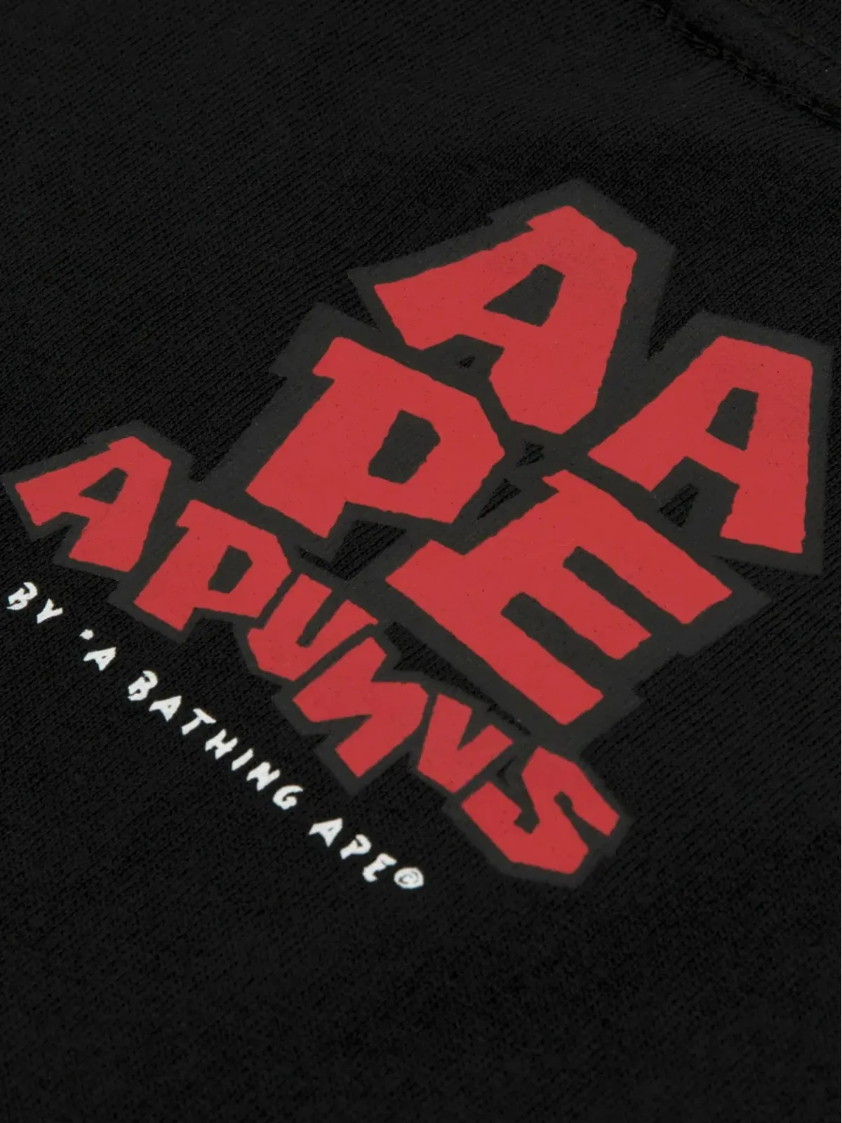 AAPE BY *A BATHING APE® アペヘッド グラフィック Tシャツ - 画像4
