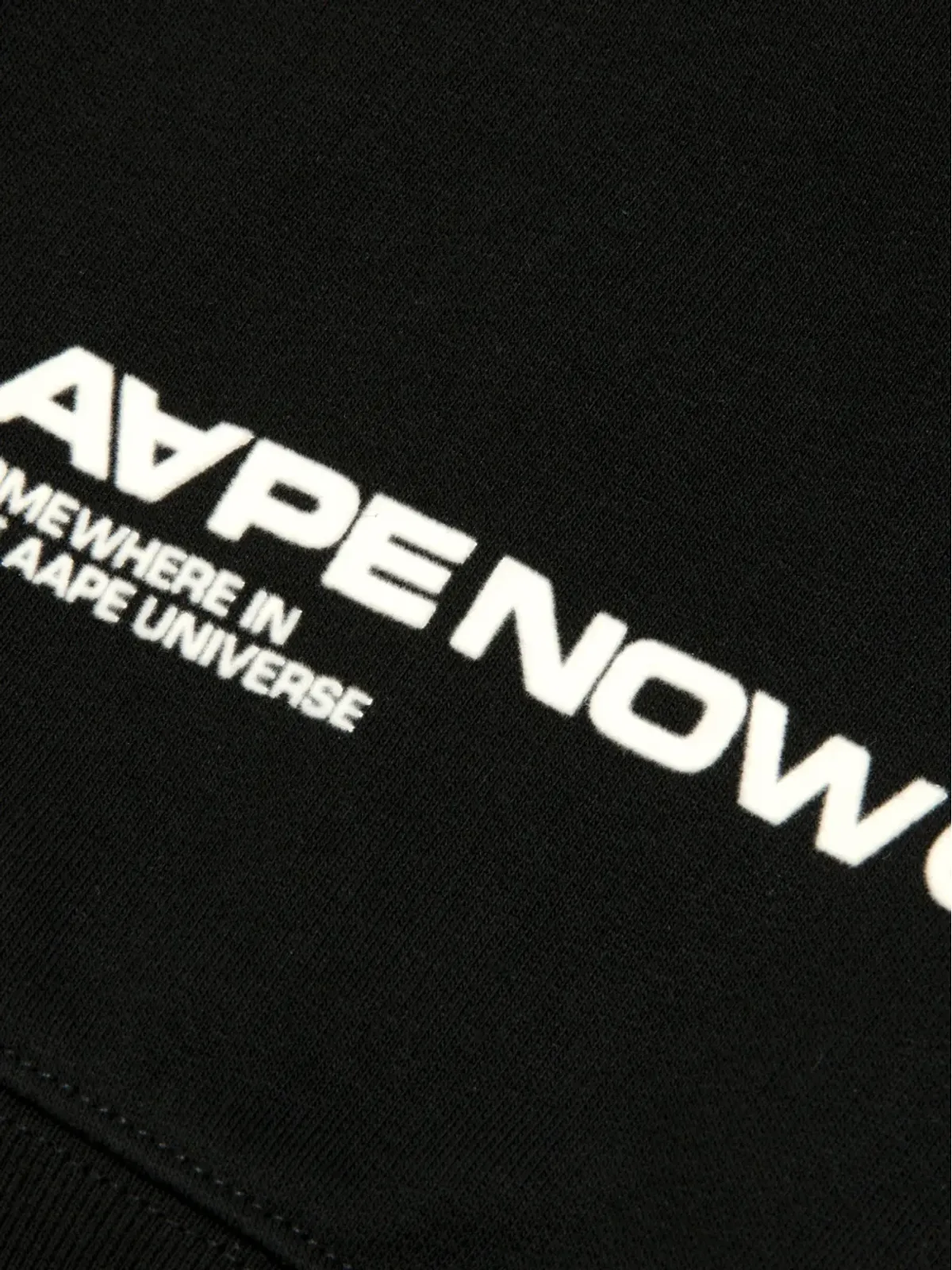 AAPE BY *A BATHING APE® Ape Headパッチ クルーネック スウェットシャツ - ブラック - 画像5