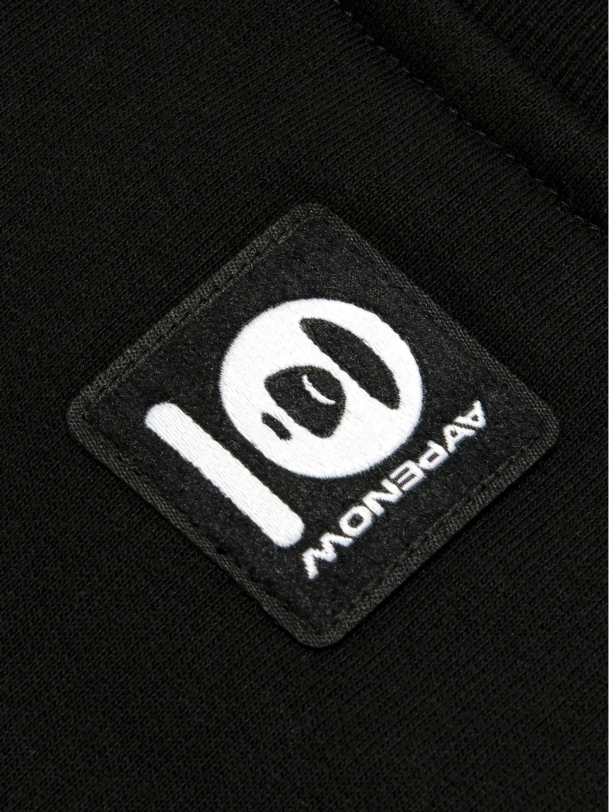 AAPE BY *A BATHING APE® Ape Headパッチ クルーネック スウェットシャツ - ブラック - 画像3
