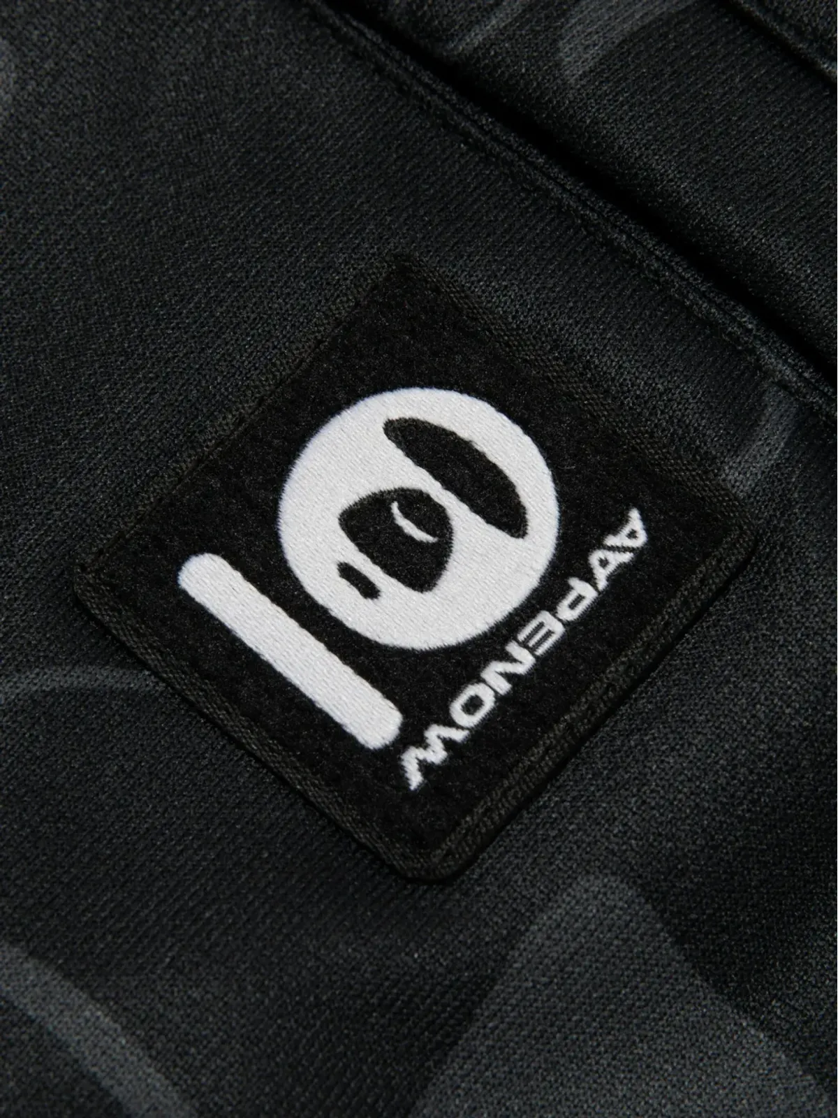 AAPE BY *A BATHING APE® Ape Head camouflage track pants - Black - 画像5