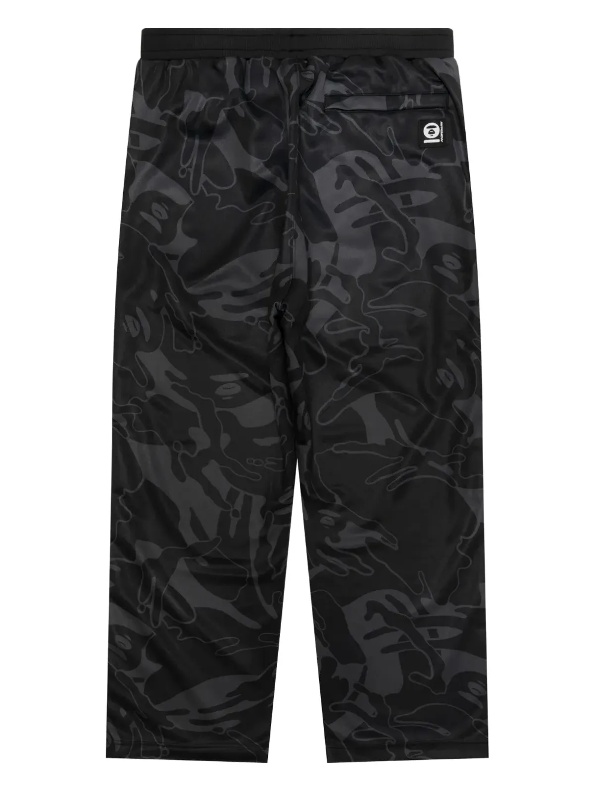 AAPE BY *A BATHING APE® Ape Head camouflage track pants - Black - 画像2