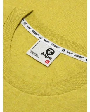 AAPE BY *A BATHING APE® アape Head カモ柄プリント Tシャツ イエロー - サムネイル5