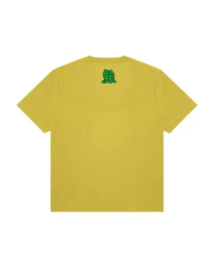 AAPE BY *A BATHING APE® アape Head カモ柄プリント Tシャツ イエロー - サムネイル2