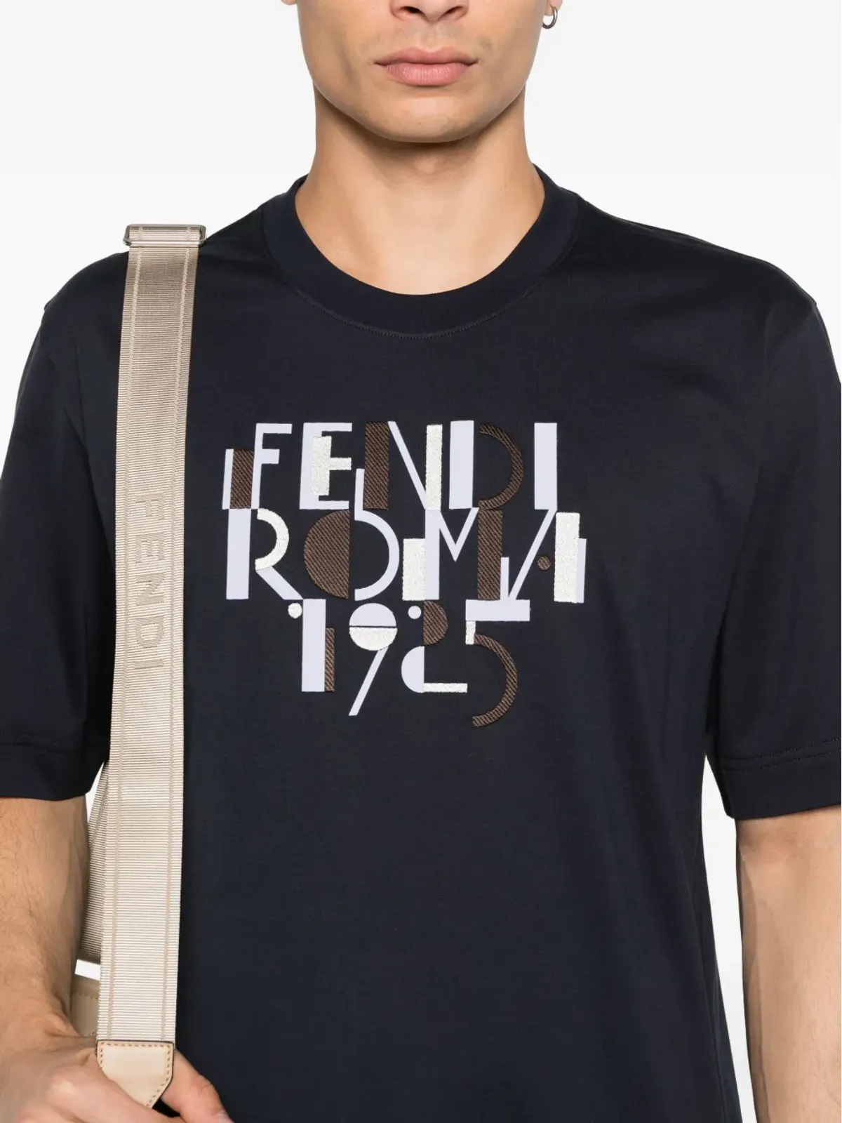 FENDI ローマ1925 グラフィック Tシャツ - 画像4