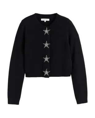 Chinti & Parker star-embellished cardigan - Black - サムネイル1