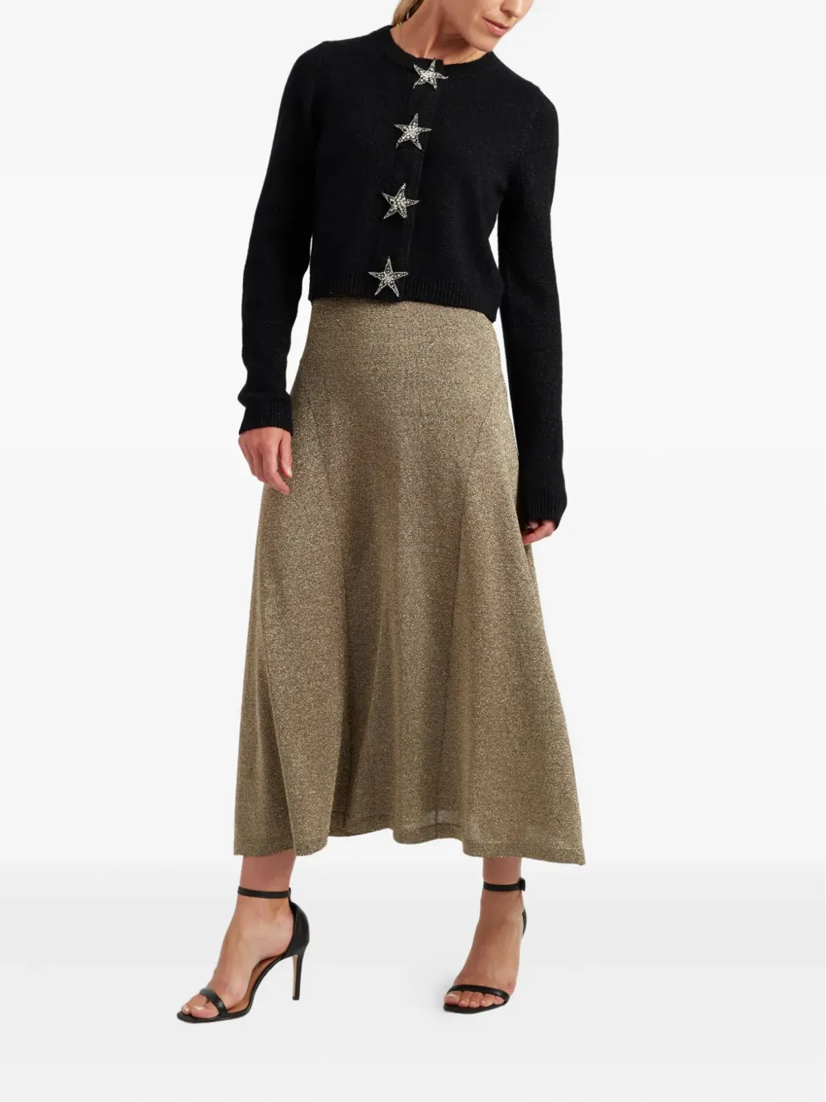 Chinti & Parker star-embellished cardigan - Black - 画像5
