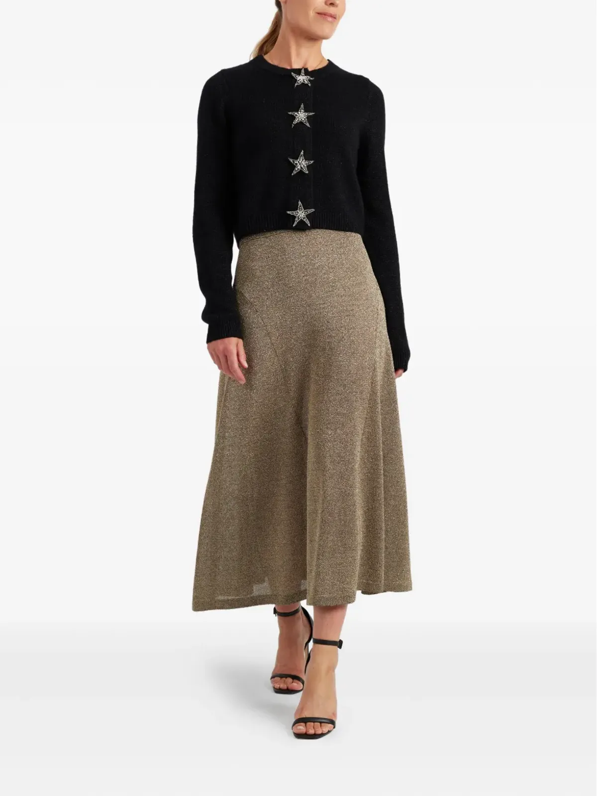 Chinti & Parker star-embellished cardigan - Black - 画像2