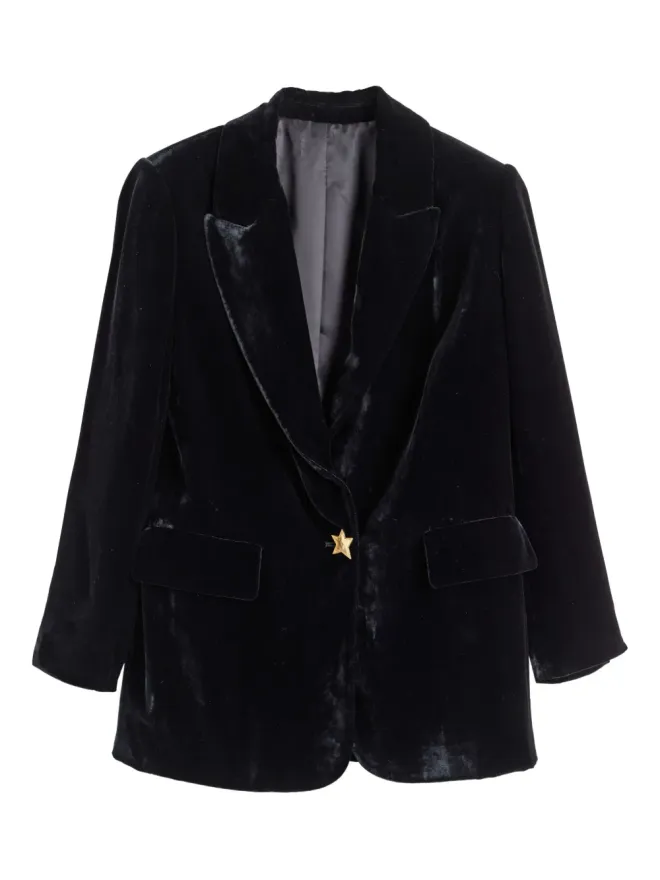 Chinti & Parker Chinti & Parker ベルベット スターモチーフ ブレザーの商品画像