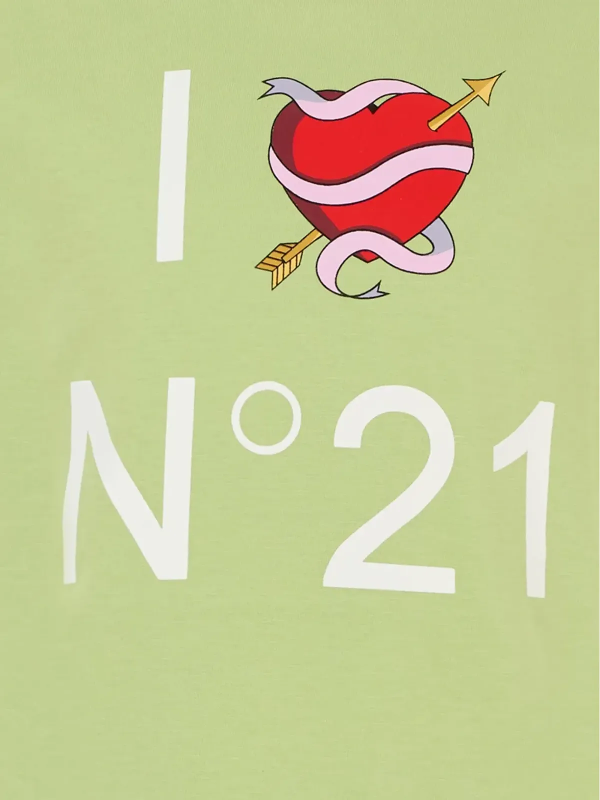 Nº21 Kids ハートプリント半袖Tシャツ - 画像3
