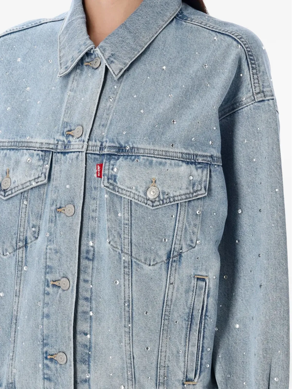 Levi's 90年代クリスタル装飾付きジャケット - 画像3
