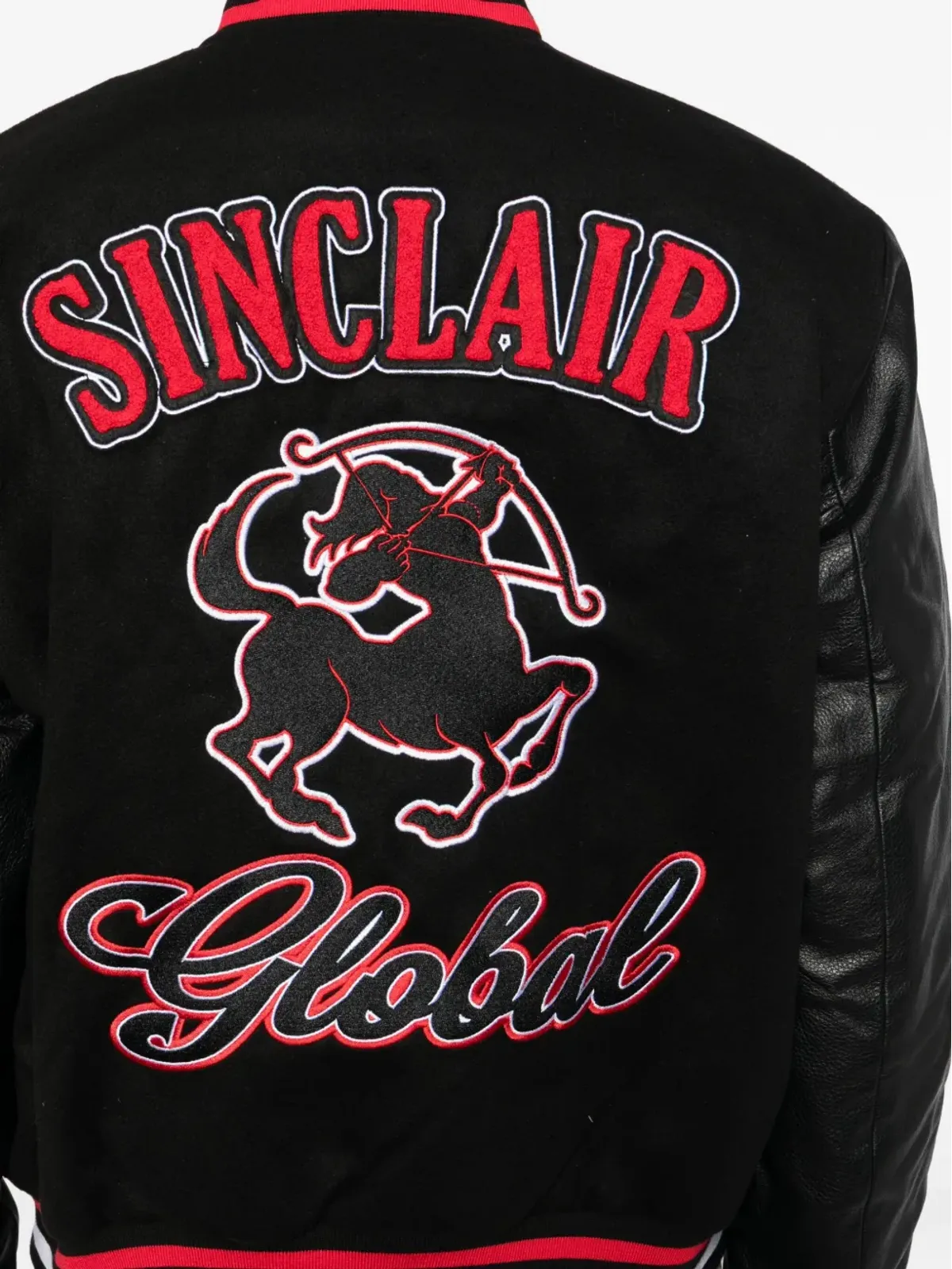 Sinclair パッチエンブレム ボンバージャケット - 画像5