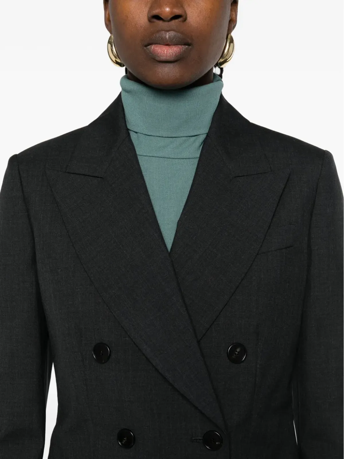 Gucci ノッチド・ラペル ブレザー グレー - 画像5