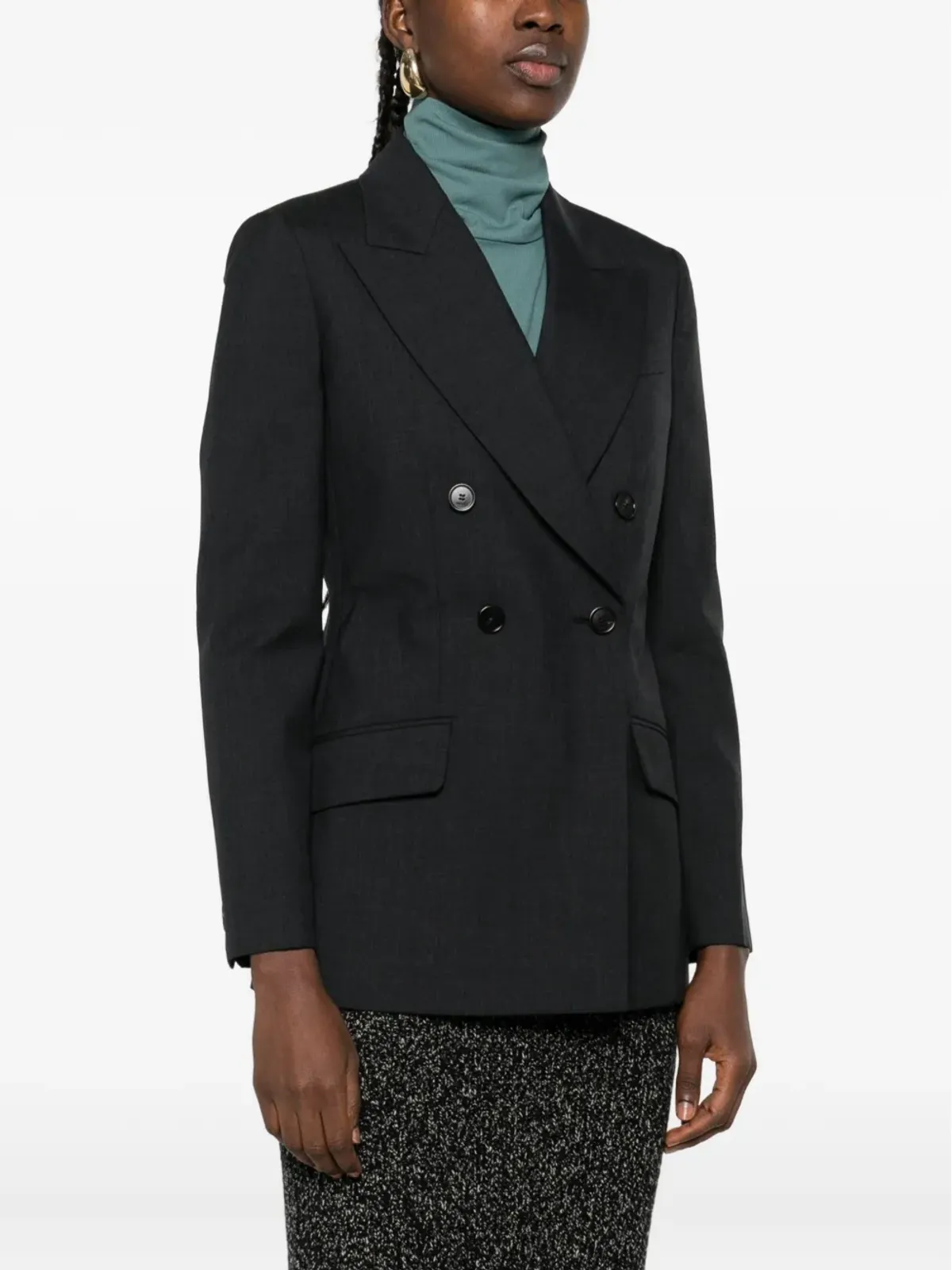 Gucci ノッチド・ラペル ブレザー グレー - 画像3