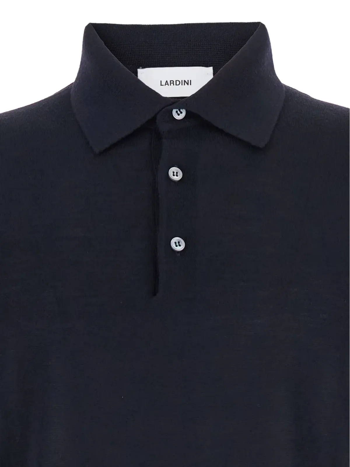 Lardini ヴァージンウール ポロシャツ - 画像3