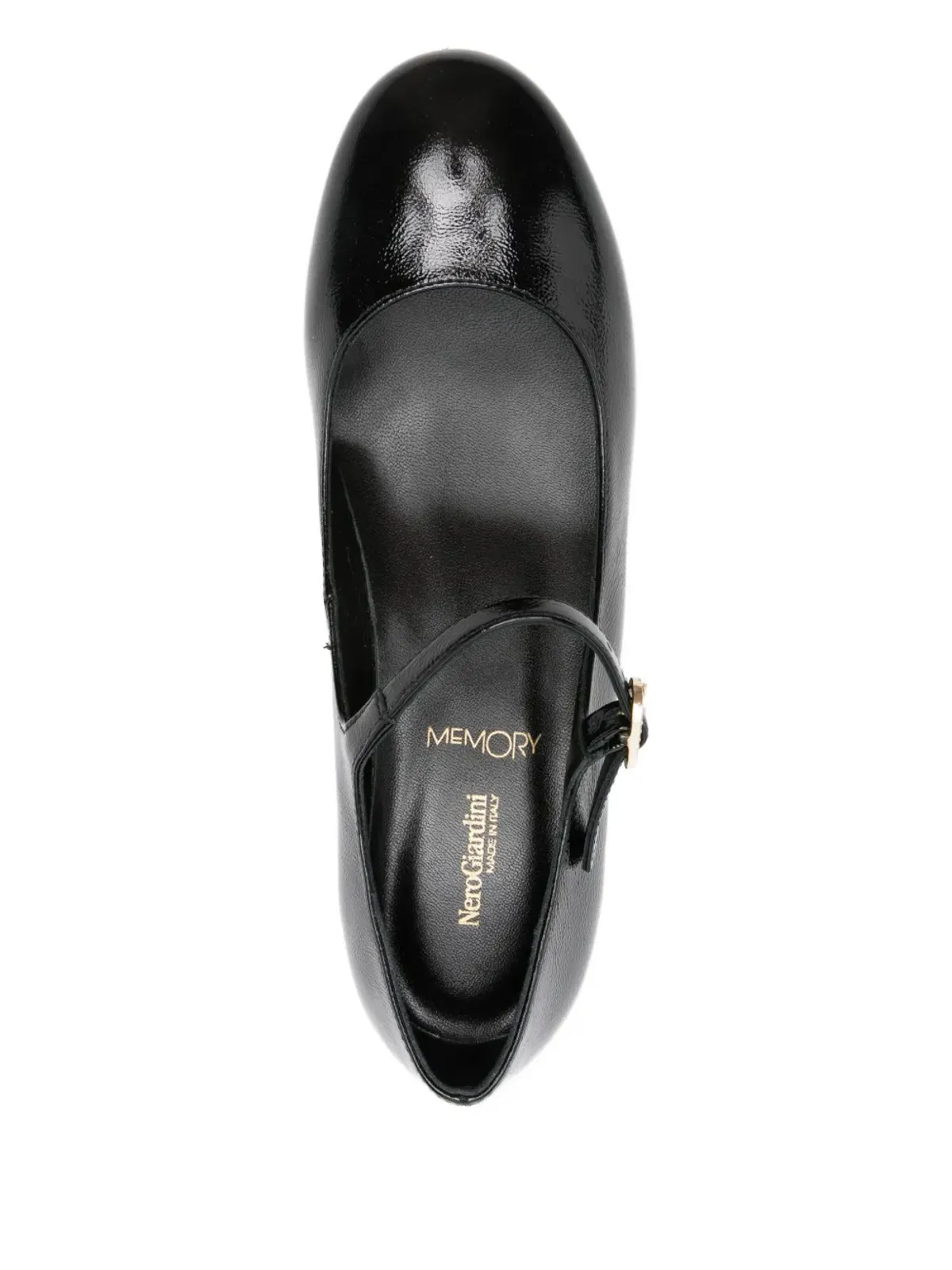 NERO GIARDINI 50mmバックルストラップブロックヒールパンプス - 画像4