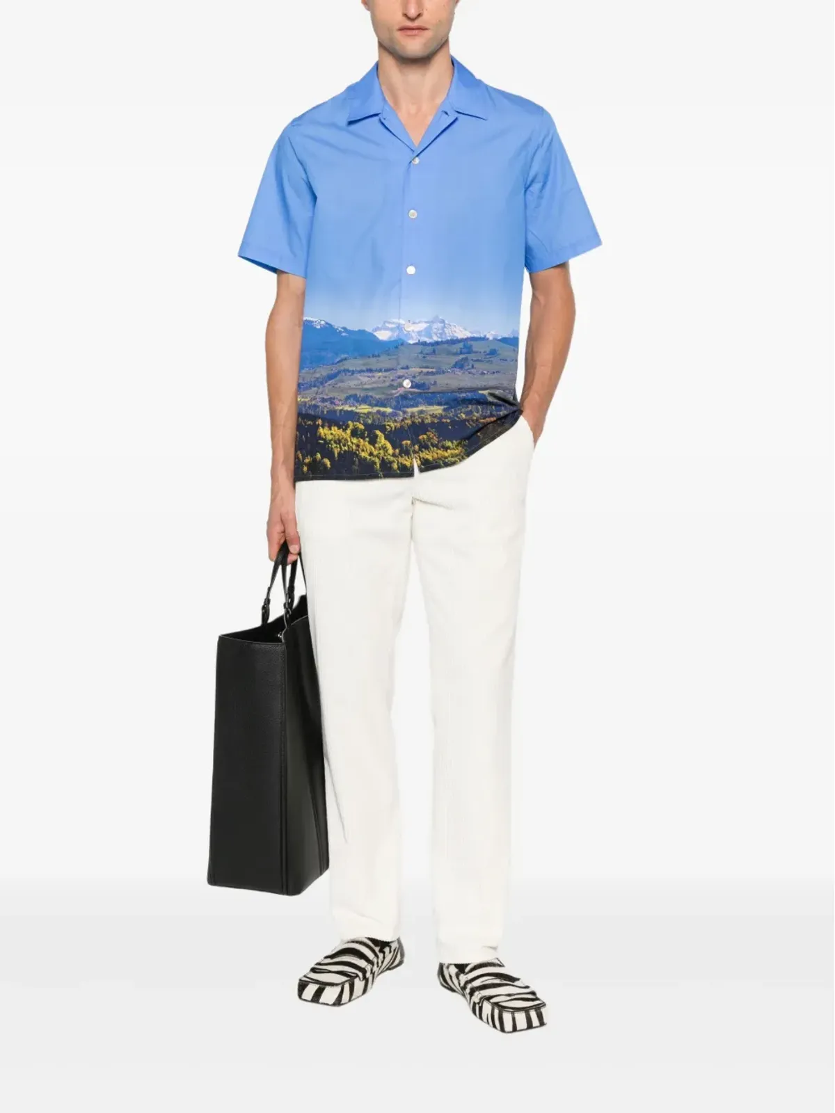 PS Paul Smith ランドスケーププリントシャツ - 画像2