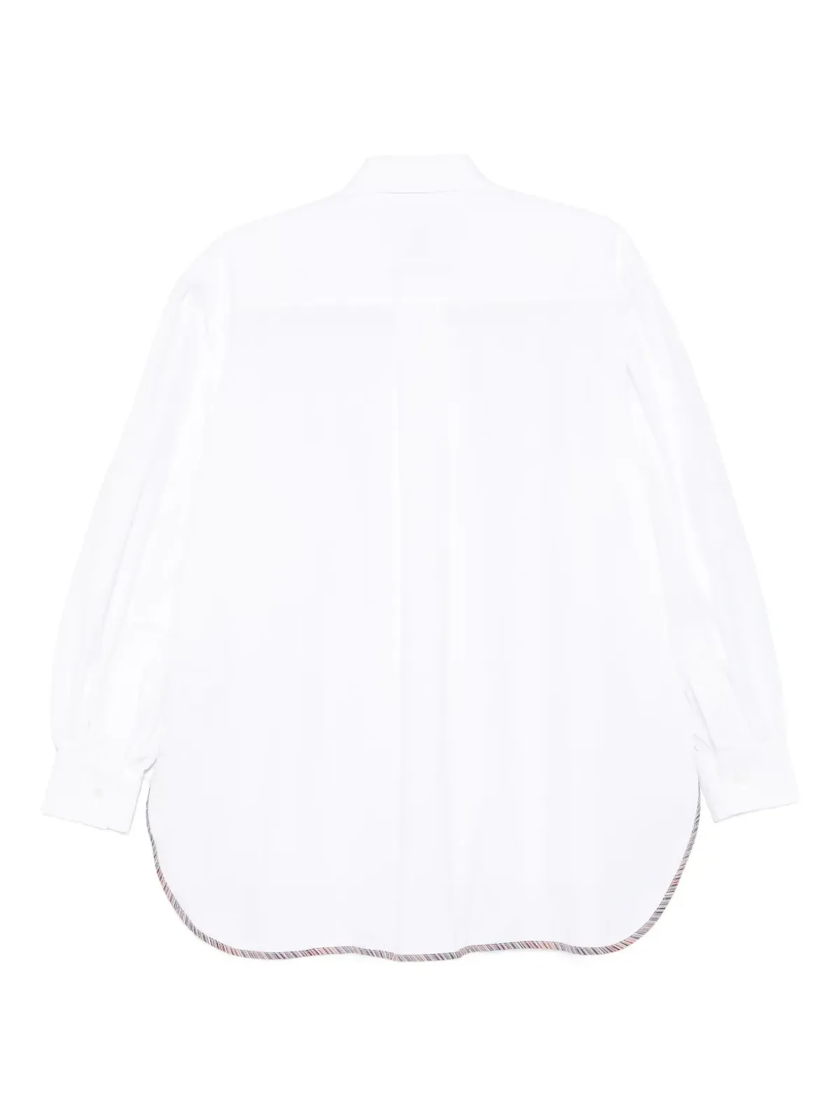 Paul Smith カーブドヘム コットンシャツ - 画像2